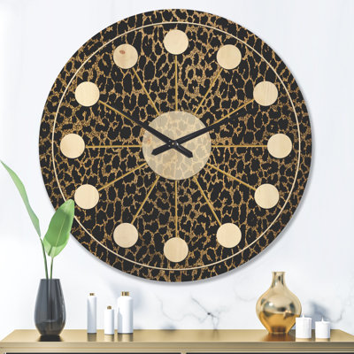 Horloge murale Leopard
