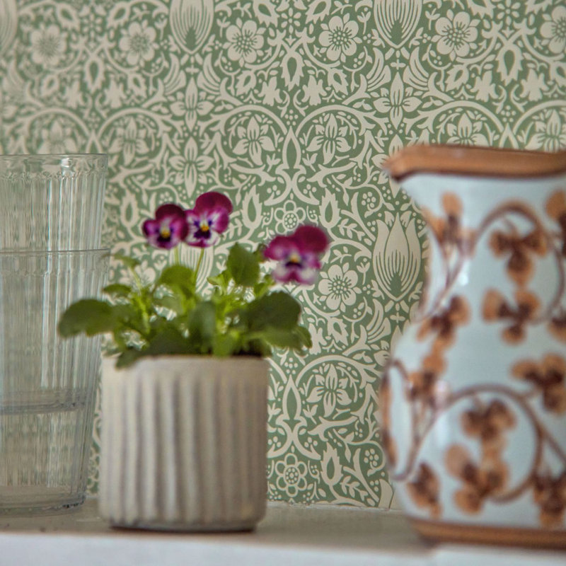 Borage Wallpaper, Leafy Arbour