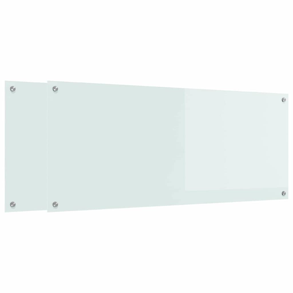 Vidaxl Kitchen Backsplash 2 Pcs Tempered Glass