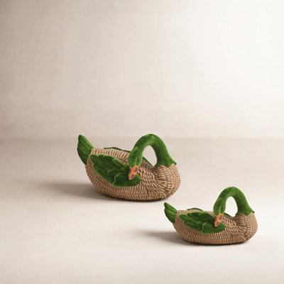 Flynn Whimsical Duck Garden Statue