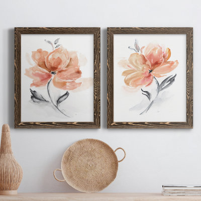 " Soft Sensation I " 2 Piece Art Color Photography Painting