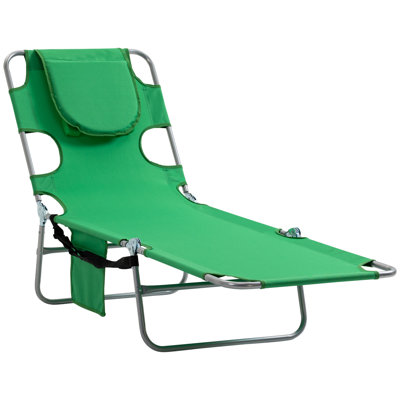 Haritz Foldable Sun Loungers Beach Chaise Lounge