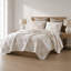 Ensemble de courtepointe mini 3 pièces pour lit double/queen, beige/gris-136159293