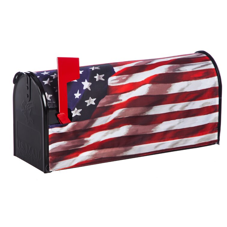 Polyester Patriotic Mailbox Cover