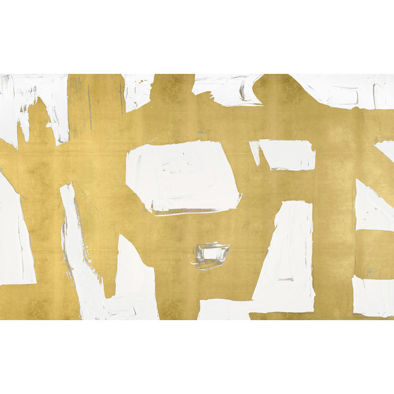 Gilded Maze 1' Print on Canvas