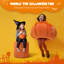 Wowmax Large Pumpkin Ottoman Coffee Table, Orange
