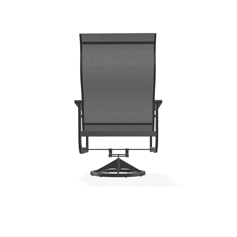 St. Catherine Polymer Outdoor Lounge Chair, Graphite, Destiny Steel