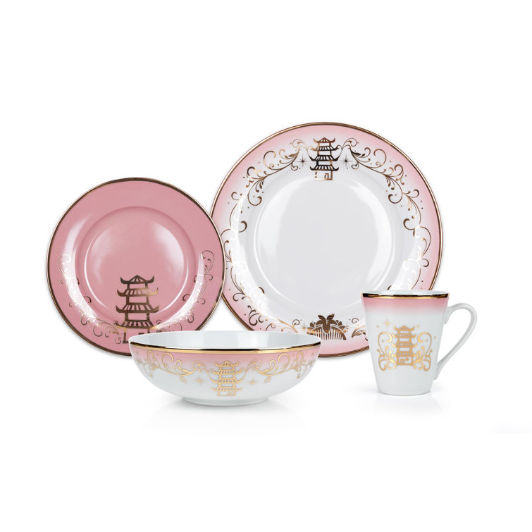 Red Barrel Studio® Ceramic Dinnerware Set - Service for 4