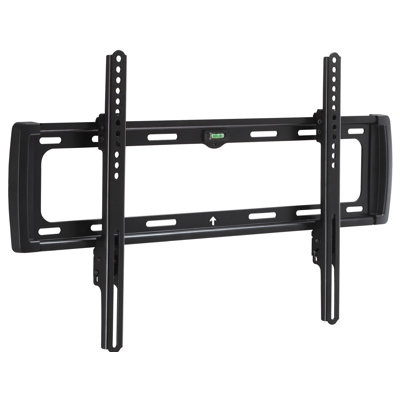 Support mural fixe de qualité supérieure pour écrans plats de 37 po à 110 po - Ultra-mince (1,5 po), capacité de poids de 143 lb, VESA 100 x 100 à 600 x 400