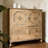 Retro Solid Wood Accent Cabinet