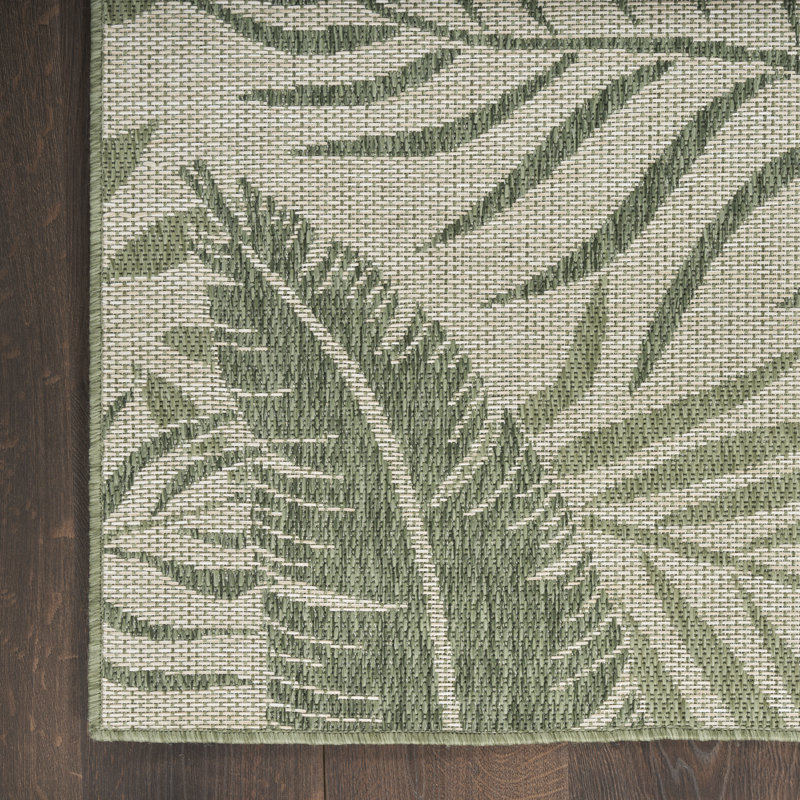 Analleli Indoor/Outdoor Area Rug, Rectangle 4' x 6'
