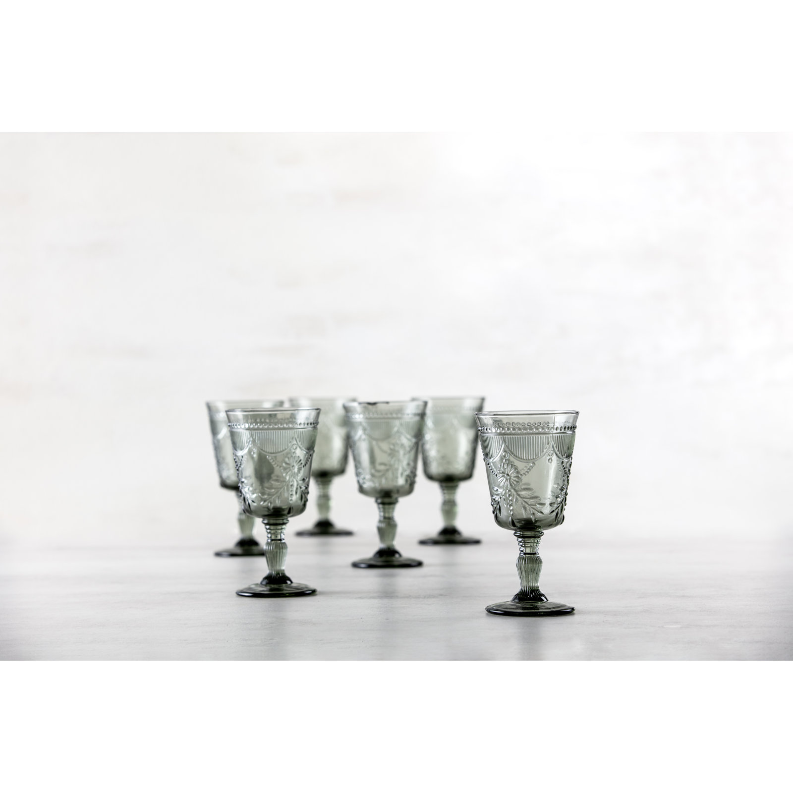 Fortessa Debutante Glass Goblet, Smoke