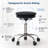 Uncaged Ergonomics® Wobble Stool Air Adjustable-Height Rolling Balance Stool