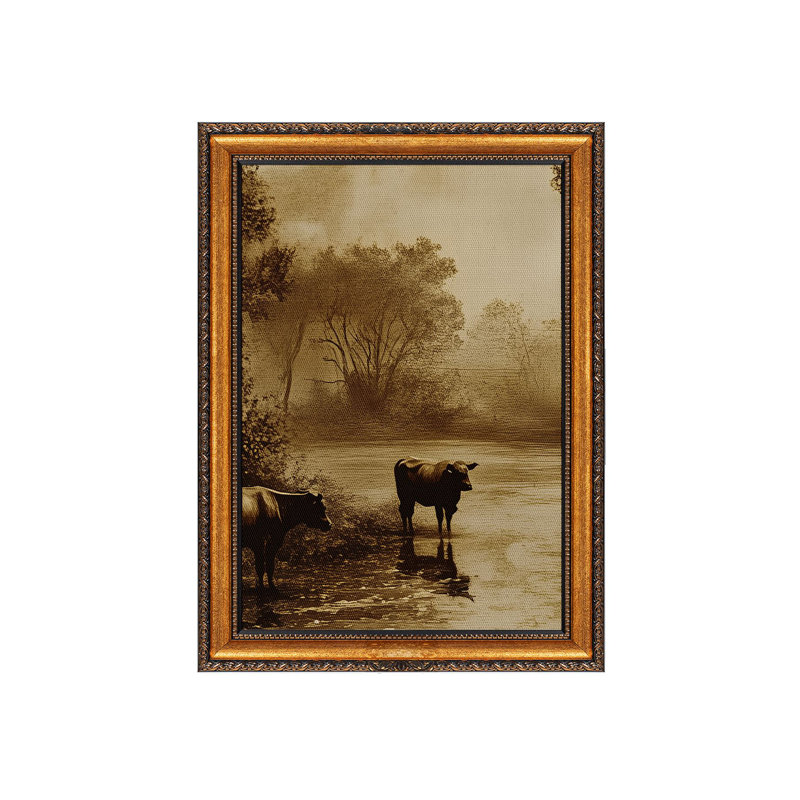 Elegant Framed Canvas Painting, 27.6 x 39.4 inches | 50% Polystyrene / 50% Canvas Polyester Fabric, Thickness: 1.2 inches | Stunning Digital Printing, Ready to Hang for Home Decor, Perfect for Living Room & Office