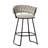 Upholstered Counter Stool With Metal Frame-825441720-825441726