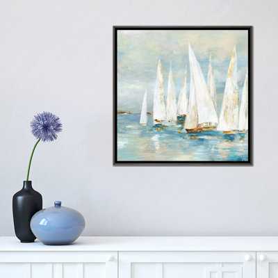 " White Sailboats " by Allison Pearce
