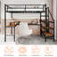 Lit mezzanine moderne multifonctionnel peu encombrant