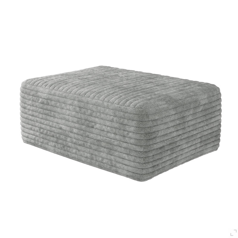 Repose-pieds Contemporary, Gris