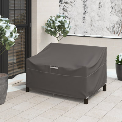 Housse pour causeuse de patio à assise profonde résistante à l'eau Khalil