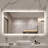 LED bathroom mirror, corrosion-resistant, three-color dimmable, backlit mirror with one-touch demist function-2082081366
