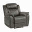 Fauteuil inclinable classique brunâtre classique 1pc Comfort