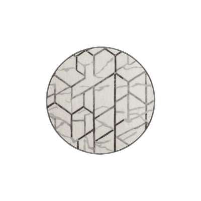Machine Washable Gray Area Rug