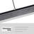  Berthelot Minensen 1 - Light Kitchen Island Linear LED Pendant Light Black streamlined chandelier-293254280