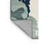 Tapis gris aquarelle lavable à la machine