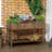 Raised Garden Bed with 8 Pockets and Shelf