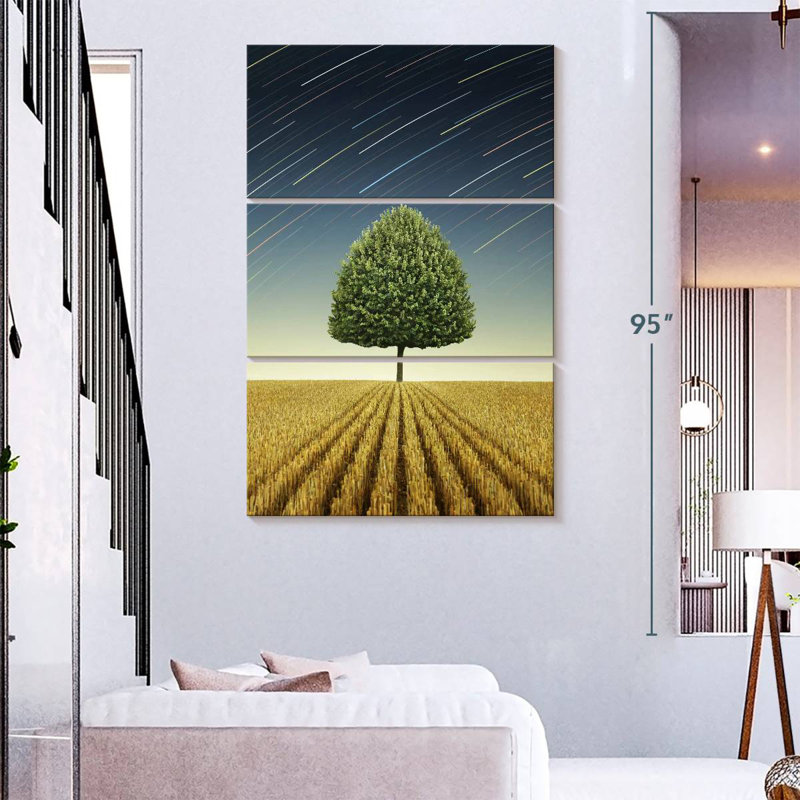 Harnek Newton's Apple Tree, 65" H x 42" W