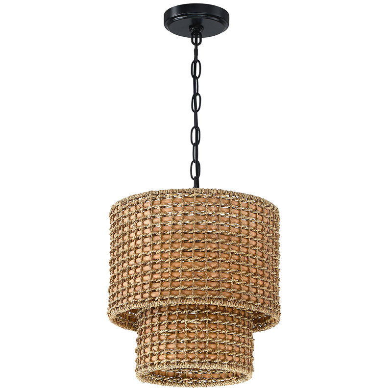 Kallock 1 - Light Gold/Black Pendant