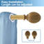 Tringle à rideaux simple ajustable 1 po Danika-1290055334-1290055333