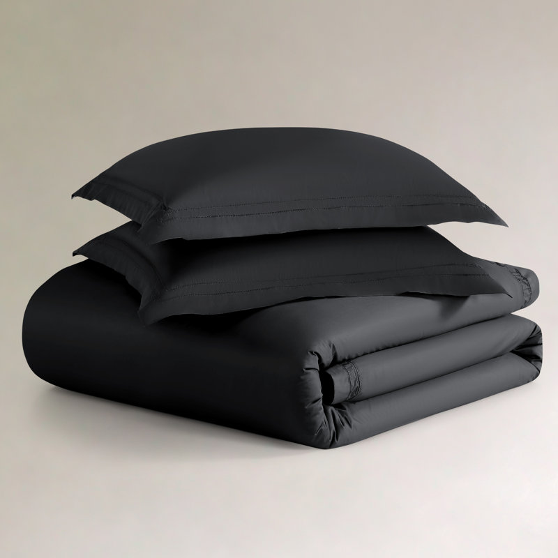 Yalda Comforter Set Comforter Set, King, Black