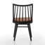 Lewis Leather Solid Wood Dining Chair