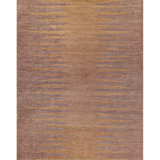 Abrash Ikat Hand-Tufted Wool Area Rug Cut/Loop Pile