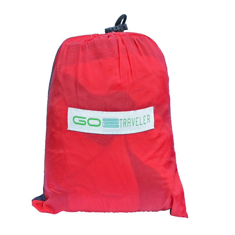 Hamac de camping Gould, Gris / rouge