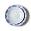 Iris Blue Burst Pip 2 Piece Platter Set