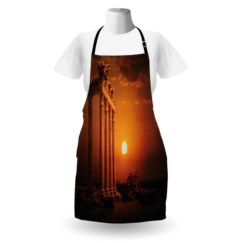 No Pattern Bib Apron