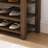 Adjustable Height Long Bench With Natural Wood Grain, Comfortable Seat, And -Proof Storage Function Featuring Adjustment, Leather, Rubberwood Frame, Space-1137019149