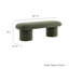 Banc en velours Orla Performance taupe-106273827