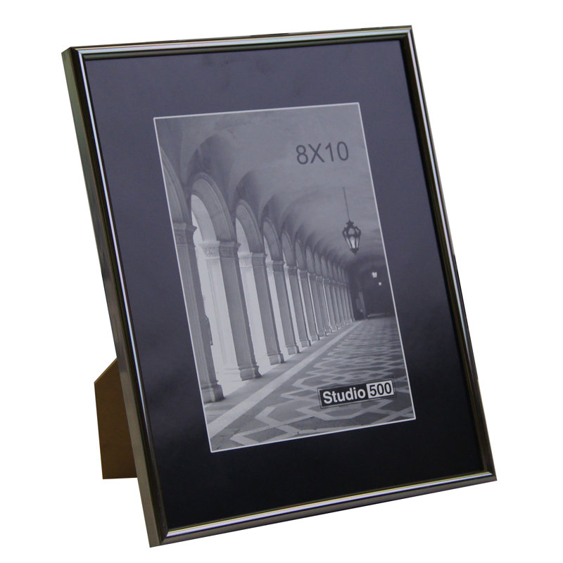 Cadre photo Glam Sleek, Industriel clair, 10 po x 8 po