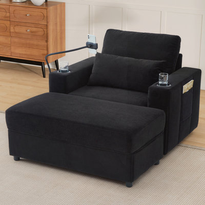 Modern Style Armchair 42.5" Chaise Lounge Sofa Couch