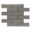 Subway 12 in. x 12 in. Glossy Glass Mosaic Wall Tile-89351305