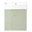 Meuble-lavabo flottant moderne de 21,6 po avec lavabo en céramique - parfait pour les petites salles de bain, rangement à gauche