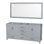 Sheffield 71" Double Bathroom Vanity Base with Mirror