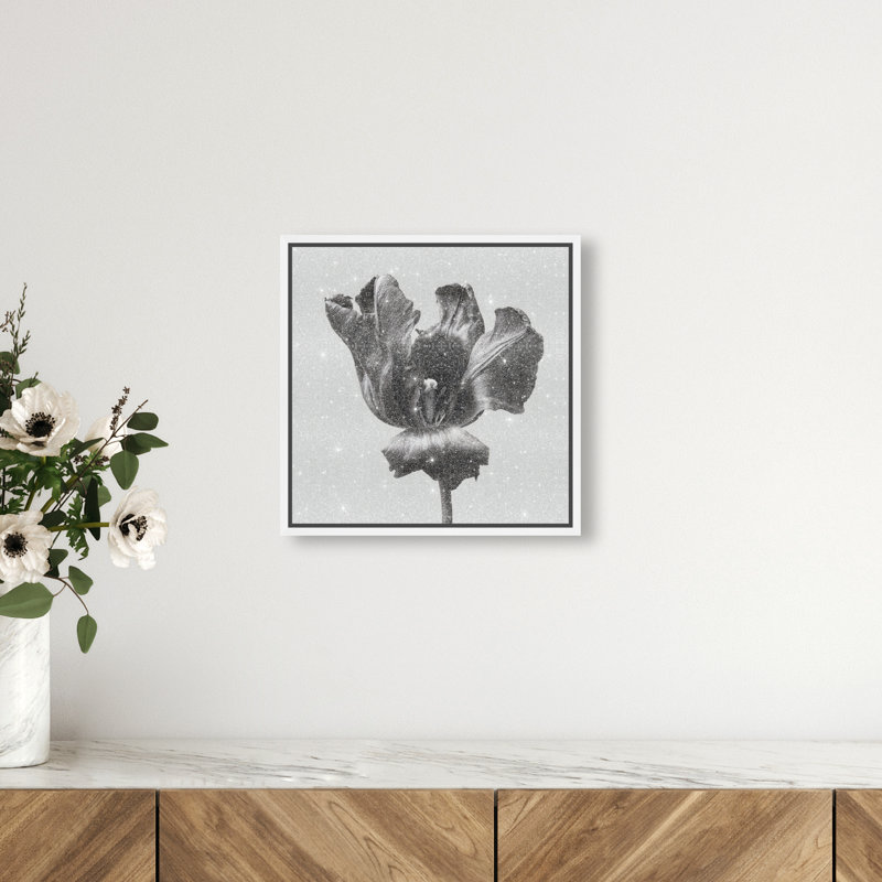 Tidal Wilt II Print by Oliver Gal, 13"H x 13"W, White Floater Frame