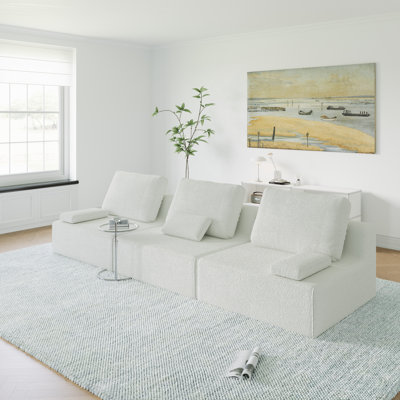 Canapé modulaire rembourré avec coussins lombaires Huxley
