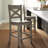 Kenia Solid Wood Counter Stool