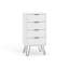 Dufresne 4 Drawer Industrial Design Narrow Chest