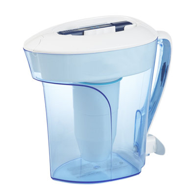 10-Cup Ready-Pour 5-Stage Water Filter Pitcher For Improved Tap Water Taste - IAPMO Certified To Reduce Lead, Chromium, And PFOA/PFOS
